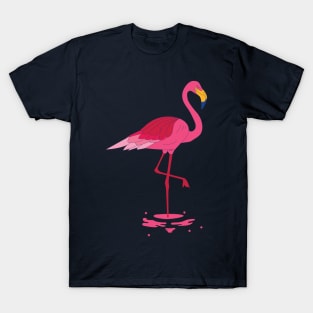 Flamingo testing the water T-Shirt